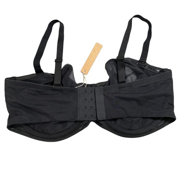 Skims NEW Ultra Fine Mesh Convertible Straps Strapless Underwire Bra Onyx 40DDDD - Picture 5 of 6